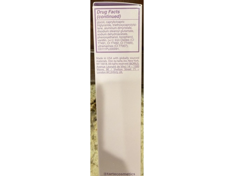 Tarte Creaseless Mineral Powder Sunscreen, SPF 30, Translucent, 0.28 fl oz/8 g