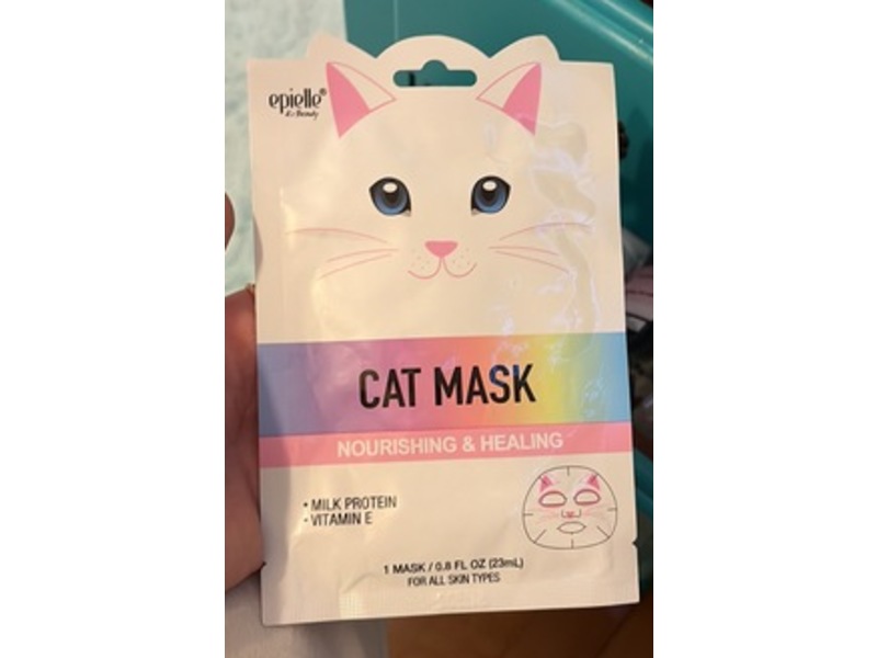 Epielle Cat Facial Mask, 0.8 fl oz/23 mL, 1 Count