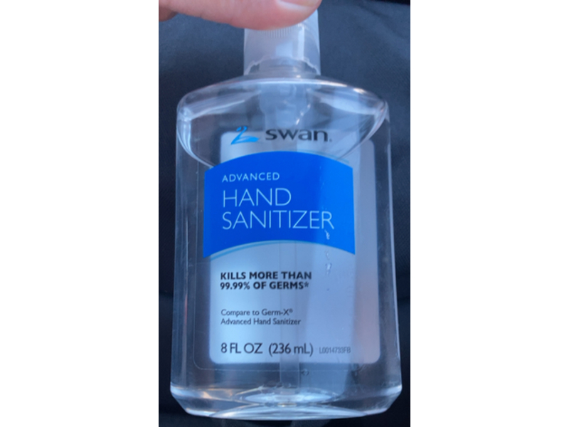 Swan Advanced Hand Sanitizer, 8 fl oz/236 mL