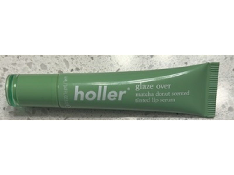 Holler Glaze Over Tinted Lip Serum, Matcha Donut Scented, 0.47 fl oz/14 mL