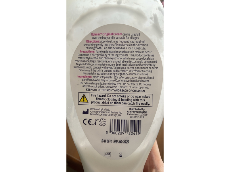 Epimax Original Cream, 500 g