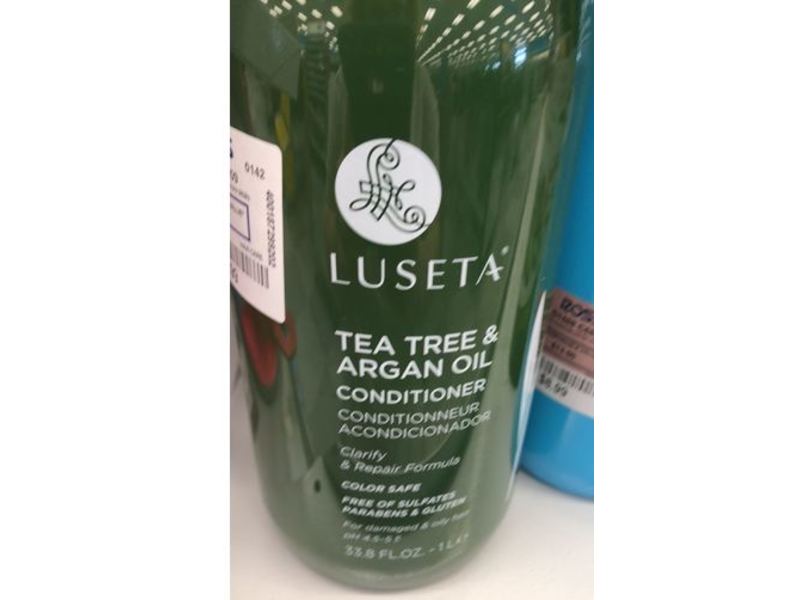 Luseta Tea Tree & Argan Oil Conditioner, 33.8 fl oz/1 L