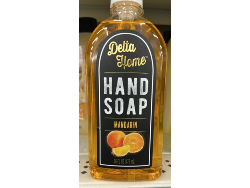 Delta Home Hand Soap, Mandarin, 16 fl oz/473 mL