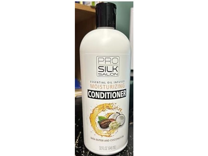 Pro Silk Salon Mosturizing Conditioner, Shea Butter & Coconut Oil, 32 fl oz/946 mL