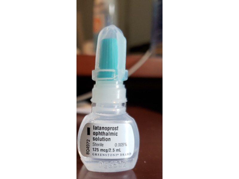 Latanoprost Ophthalmic Solution 0.005%, 125 mcg/2.5 mL, Greenstone (RX)