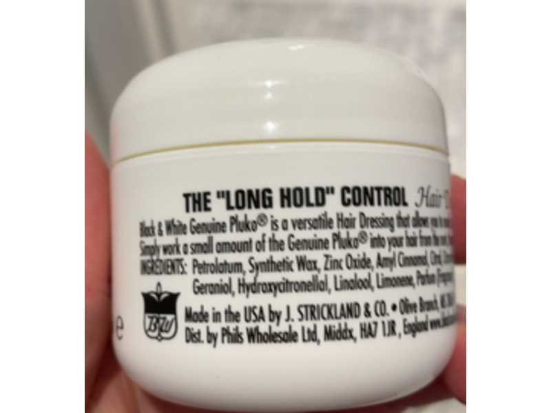 Black & White Genuine Pluko Hair Dressing Pomade, 50 mL