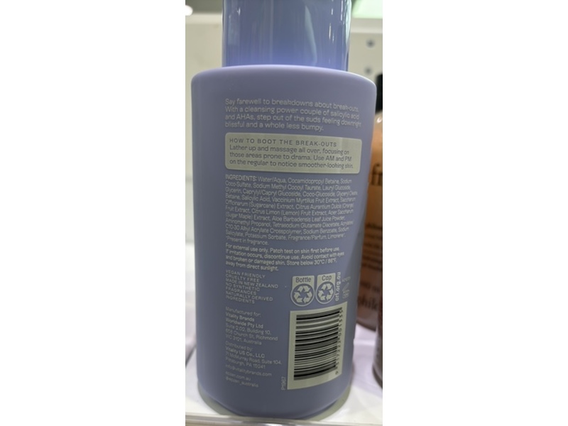 Epzen Clearing Body Wash, AHAs & Salicylic Acid, 13.53 fl oz/400 mL