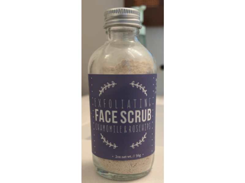 Little Herbal Exfoliating Face Scrub, Chamomile & Rosehips, 2 oz/56 g