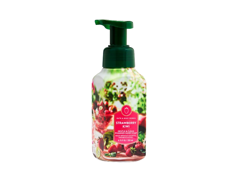 Bath & Body Works Gentle & Clean Foaming Hand Soap, Strawberry Kiwi, 8.75 fl oz/259 mL.