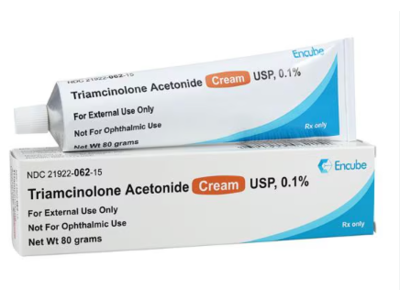 Triamcinolone Acetonide Cream 0.1%, 80 g, Encube (Rx)