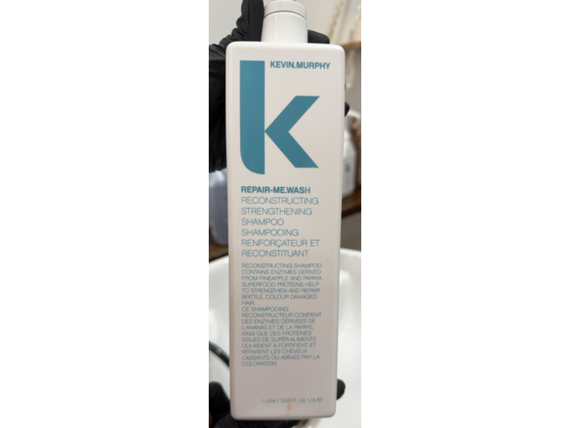 Kevin.Murphy Repair-Me Wash Reconstructing Strengthening Shampoo, 33.8 fl oz/1 L