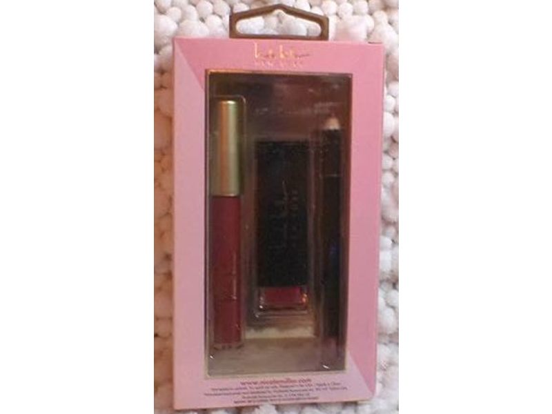 Nicole Miller Juicy Lips Stick Set, Rosy Mauve, Set Of 3