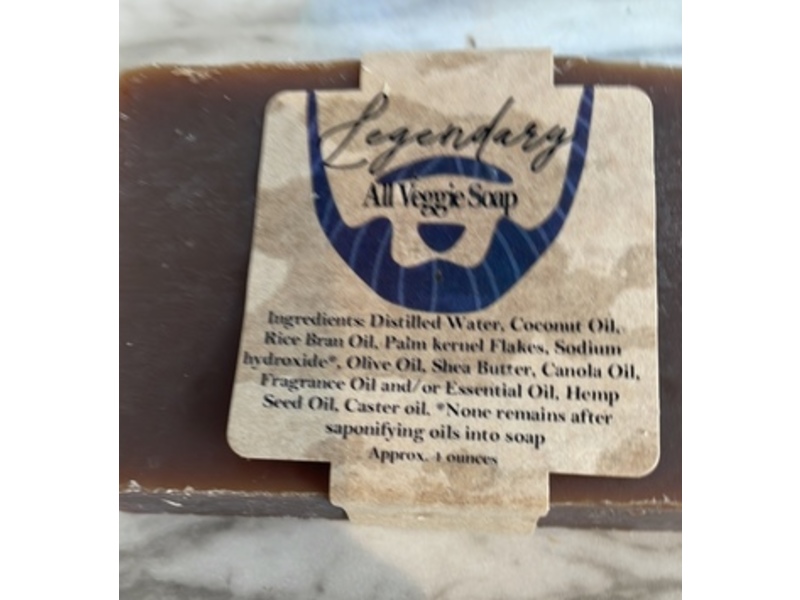 Patchouli Garden Legendary All Veggie Soap, 4 oz