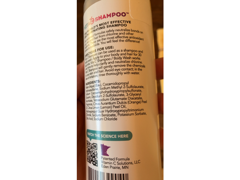 Vita C Antioxidant Shampoo, 8 fl oz/236 mL