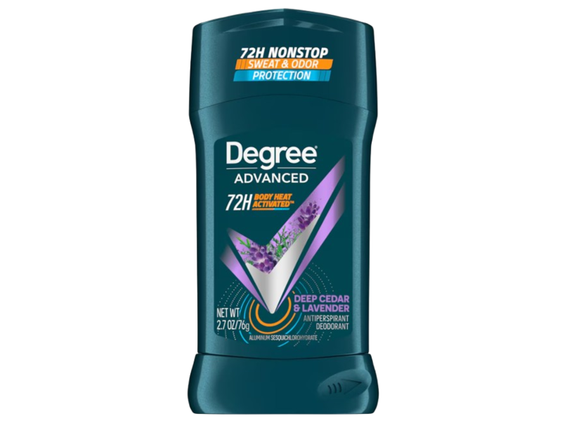 Degree Advanced Antiperspirant Deodorant, Deep Cedar & Lavender, 2.7 oz/76 g