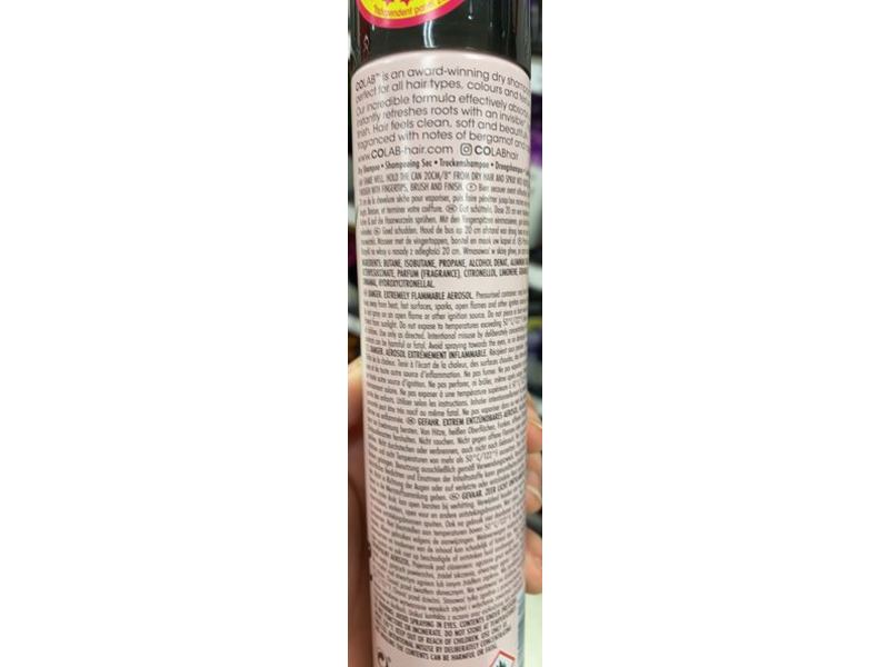 Co-Lab Sheer Invisible Dry Shampoo, 6.7 fl oz/200 mL
