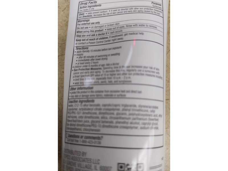 Topcare Mineral Sunscreen Lotion, SPF 50, 3 fl oz/89 mL