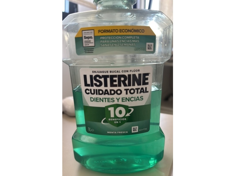 Listerine Teeth & Gums Mouthwash, Fresh Mint, 1 L