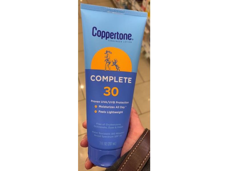 Coppertone Complete Sunscreen Lotion, SPF 30, 7 fl oz/207 mL