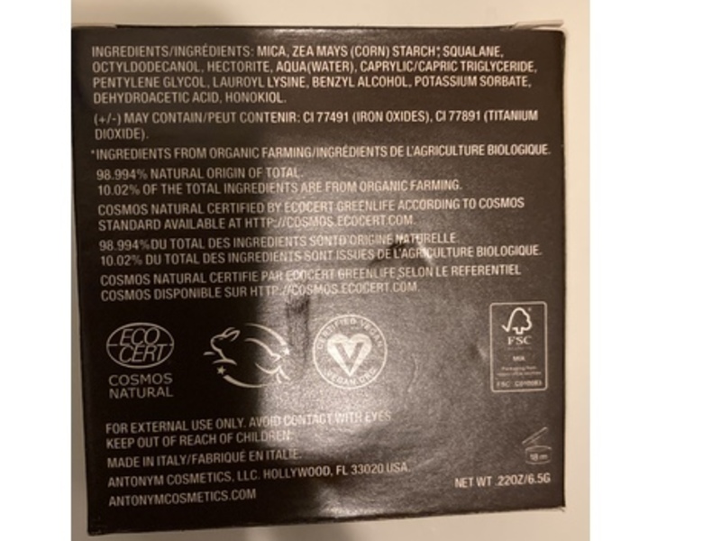 Antonym Bake Highlighting Blush, Lily, 0.22 oz/6.5 g