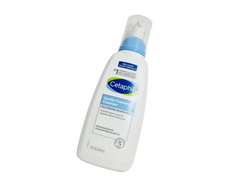 Cetaphil Gentle Foaming Cleanser, 236 mL.