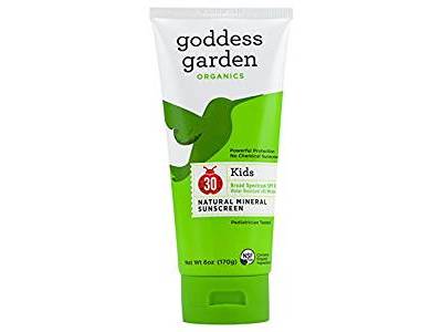 Goddess Garden Organics Kids SPF 30 Natural Sunscreen Lotion, 6 oz