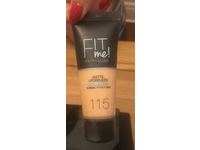 Maybelline New York Fit Me Matte & Poreless Foundation, 115 Ivory, 1 fl oz/30 mL - Image 3