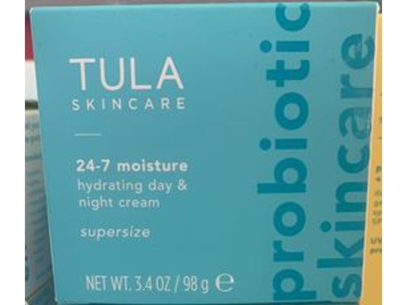 Tula Skincare Hydrating Day & Night Cream, 24-7 Moisture, 3.4 oz/98 g