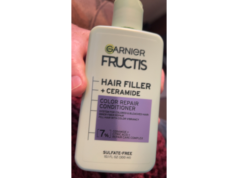 Garnier Fructis Hair Filler + Ceramide Color Repair Conditioner, 10.1 fl oz/300 mL