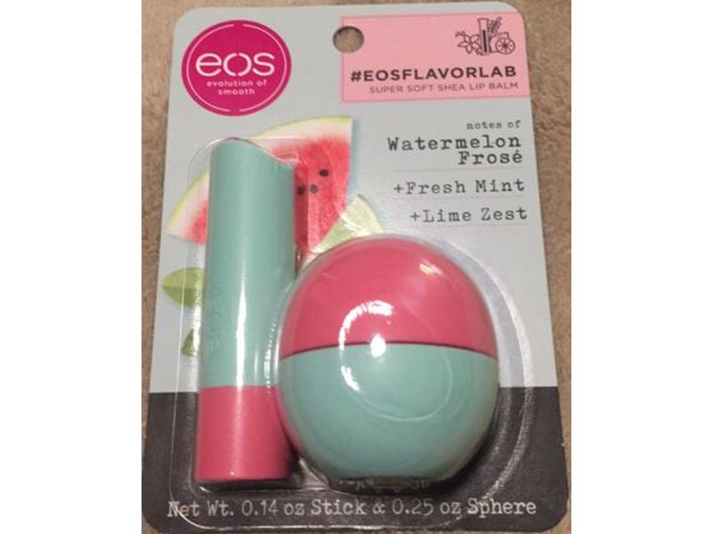 Evolution Of Smooth Flavorlab Shea Lip Balm Stick & Sphere Set, Watermelon Frose + Fresh Mint + Lime Zest