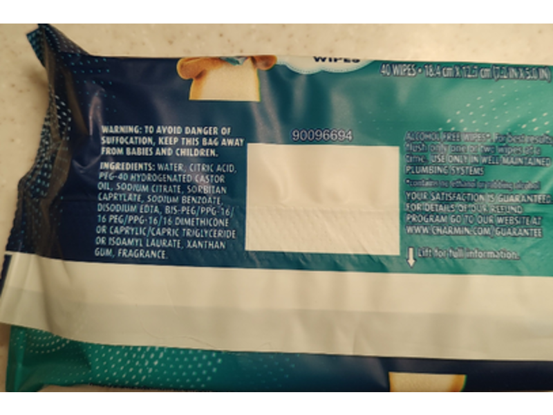 Charmin Shower Fresh Clean Wipes, 40 Count, Pack Of 12