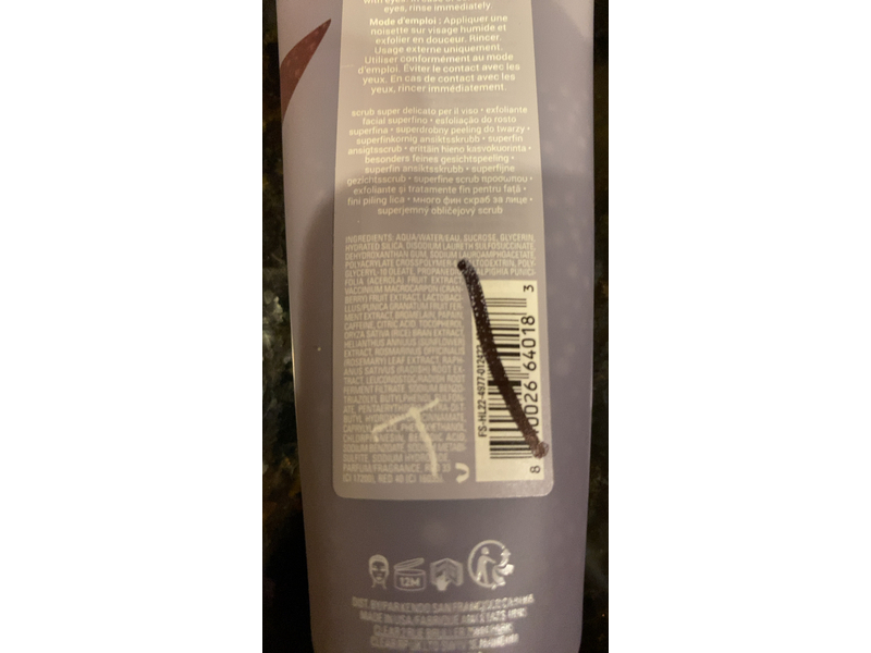 Fenty Skin Superfine Daily Cleansing Face Scrub, Cherry Dub, 3.52 oz/100 g