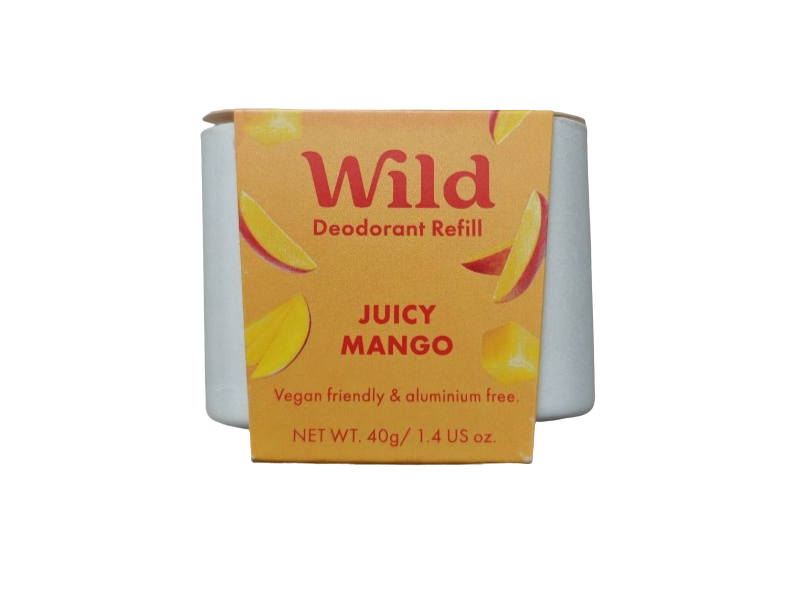 Wild Deodorant Refill, Juicy Mango, 1.4 oz/40 g