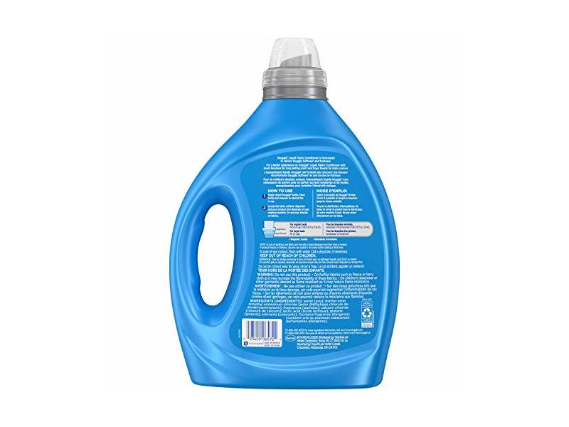 Snuggle 2X Concentrated Fabric Conditioner, Blue Sparkle, 200 Loads, 80 fl oz/2.36 L
