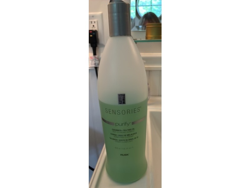 Rusk Sensories Purify Shampoo, Cucurbita + Tea Tree Oil, 35 fl oz/1 L