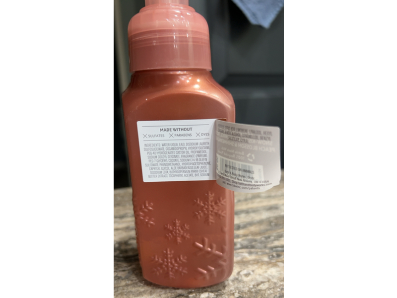 Bath & Body Works Gentle & Clean Foaming Hand Soap, Snowy Peach Berry, 8.75 fl oz/259 mL