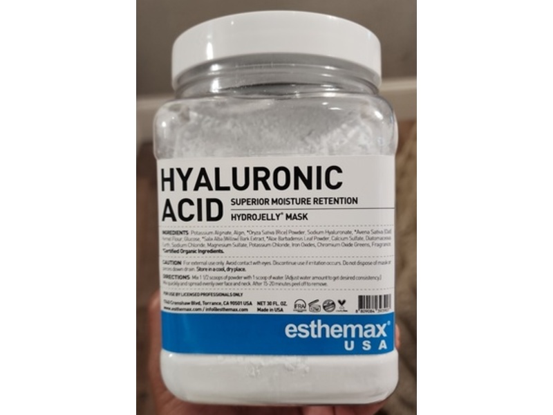 Esthemax Superior Moisture Retention Hydrojelly Mask, Hyaluronic Acid, 30 fl oz