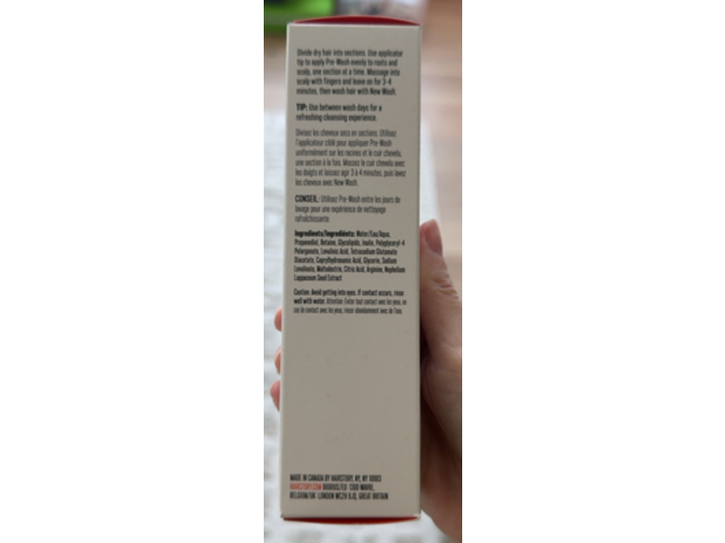 Hairstory Pre-Wash Prebiotic Micellar Scalp Rinse, Purify, 4 fl oz/118 mL