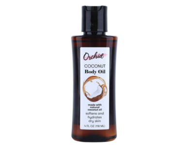 Orchid Body Oil, Coconut, 4 fl oz/118 mL