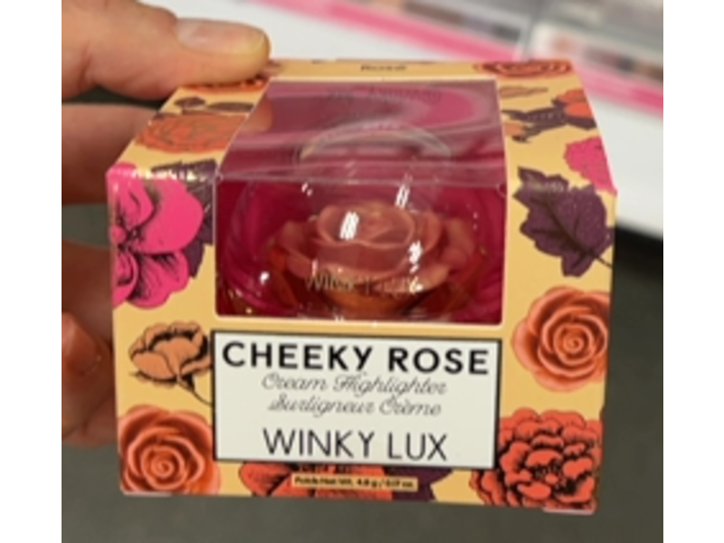 Winky Lux Cheeky Rose Highlighter, Rose, 0.17 oz/4.8 g