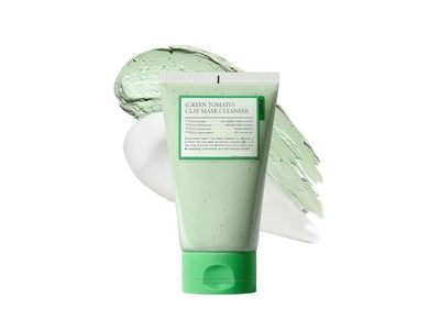 Fully Green Tomato Clay Mask Cleanser, 4.05 fl oz/120 mL