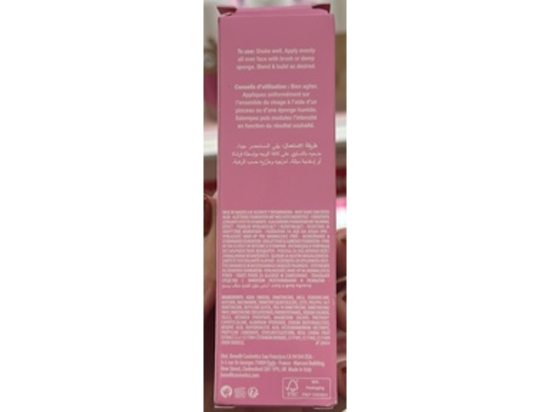 Benefit The Porefessional Smoothing & Blurring Foundation, 9C Supreme, 1 fl oz/30 mL