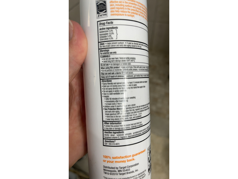 up&up Sport Sunscreen Spray, SPF 50, 9.1 oz (258 g)