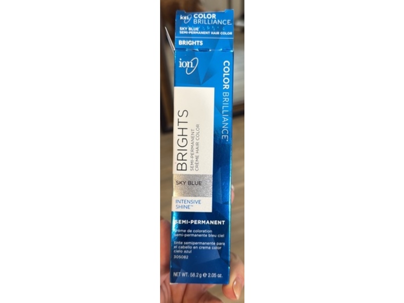 Ion Semi Permanent Hair Color Sky Blue, Sky Blue, 2.05 oz/58.2 g