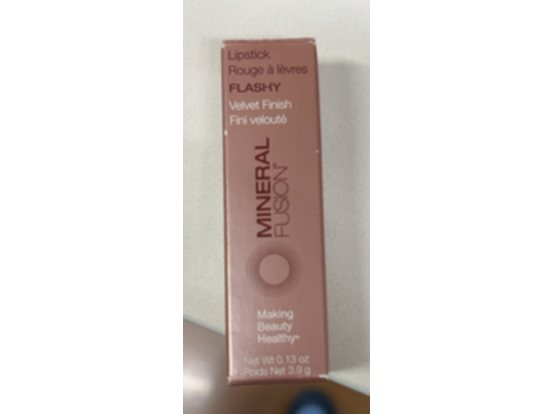 Mineral Fusion Lipstick, Flashy, 0.13 oz/3.9 g