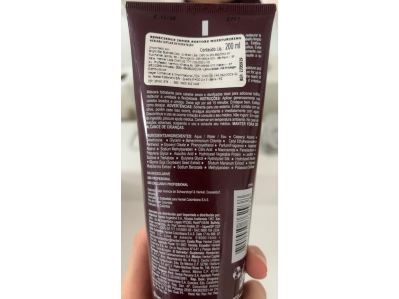 Senscience Inner Restore Moisturizing Mask, 6.8 fl oz/200mL