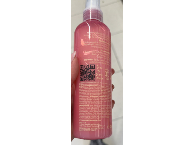 Umberto Giannini Detangler Leave In Conditioner, Banana Coconut, 8.4 fl oz/250 mL