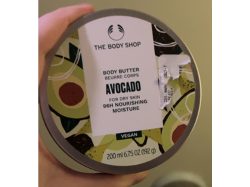 The Body Shop Body Butter, Avocado, 6.75 oz/200 mL