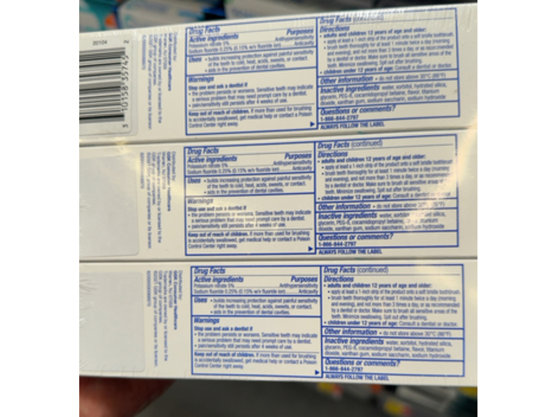 Sensodyne Pronamel Gentle Whitening Toothpaste, Alpine Breeze, 4.0 oz/113 g, Pack Of 3