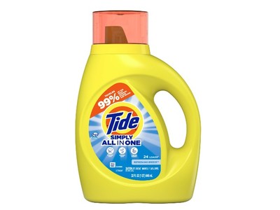Tide Simply All In One Laundry Detergent, Refreshing Breeze, 24 Loads, 32 fl oz/946 mL
